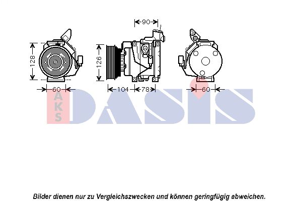 AKS DASIS Kompressori, ilmastointilaite 850397N